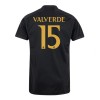 Camisola Real Madrid Valverde 15 Homen Equipamento 3ª 23/24